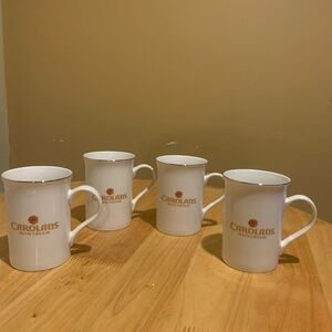 Four Carolans Irish Cream Coffee Mugs